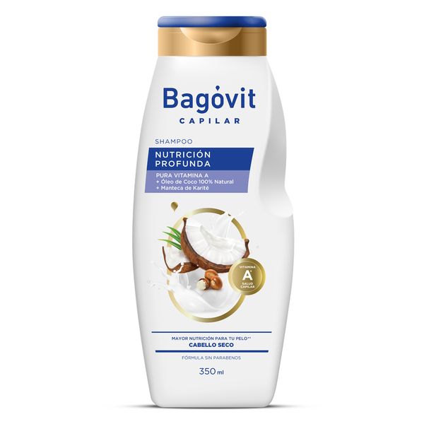 BAGOVIT SHAMPOO NUTRICION PROFUNDA X 350 ML.